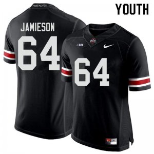 NCAA Ohio State Buckeyes Youth #64 Jack Jamieson Black Nike Football College Jersey JFP0345EH